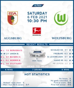 Wolfsburg vs  Augsubrg  06/02/21