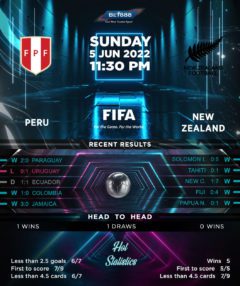 Peru vs New Zealand